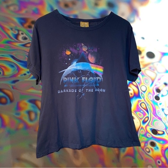 Freeze Retro 2005 Pink Floyd Dark Side of the Moon T-shirt Black Size 18W/20W - Picture 1 of 12